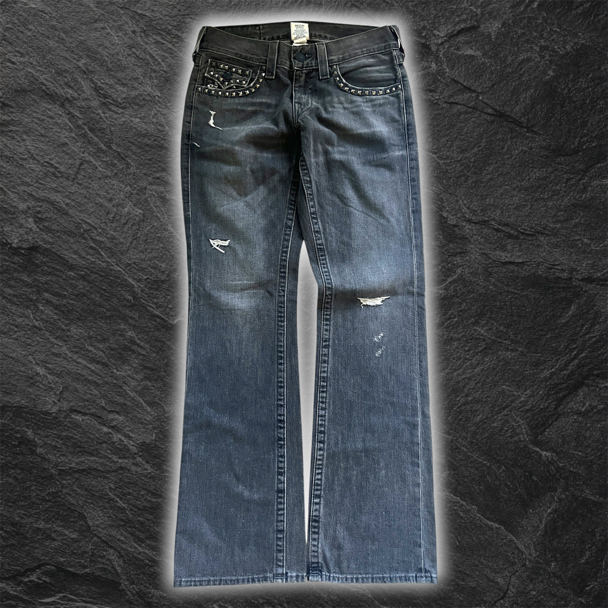 *Deadstock* True Religion Billy "Pyramid Stud" jeans