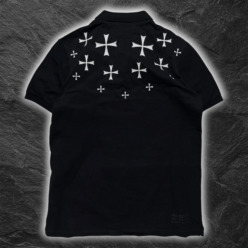 SS18 Neil Barrett Military Stars collection Polo