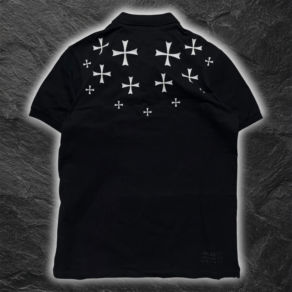 SS18 Neil Barrett Military Stars collection Polo
