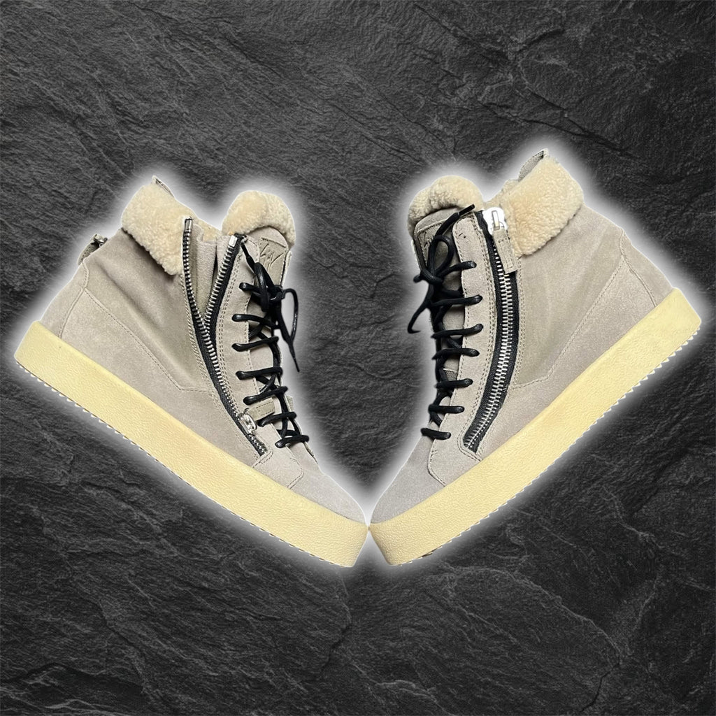 Giuseppe Zanotti Fur High Tops