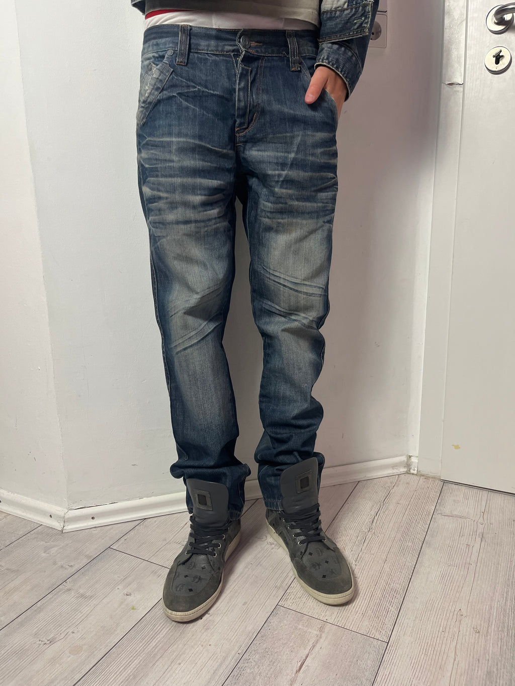 Levis japan exclusive "Whisker Cobalt" Jeans
