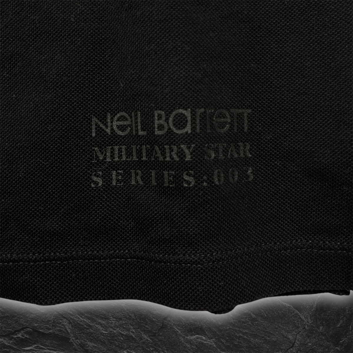 SS18 Neil Barrett Military Stars collection Polo