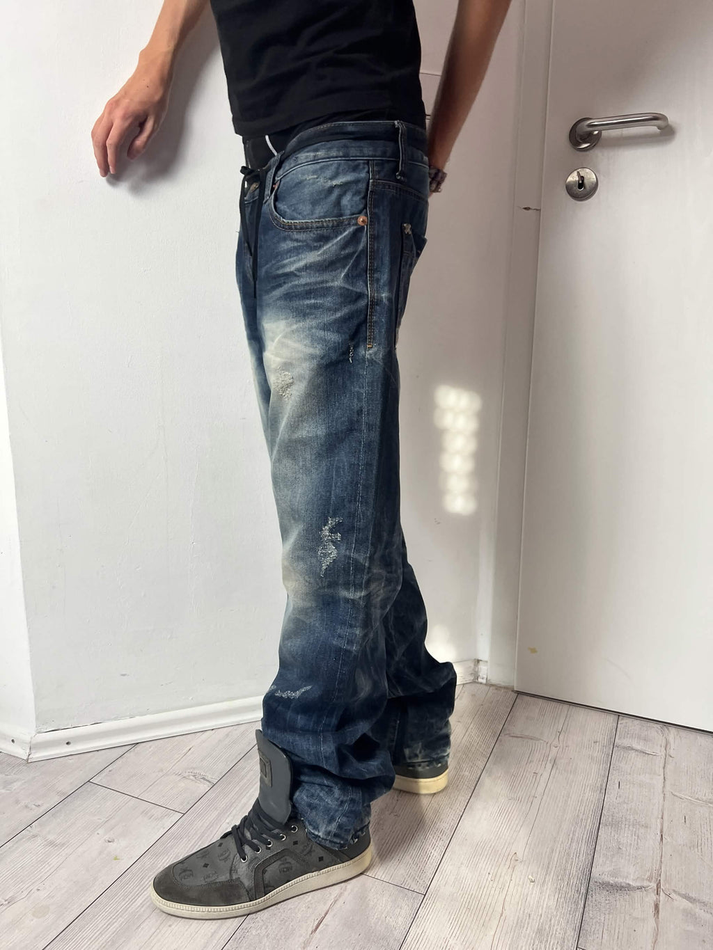 Japanese Nearby "Frost Bite" straight denim