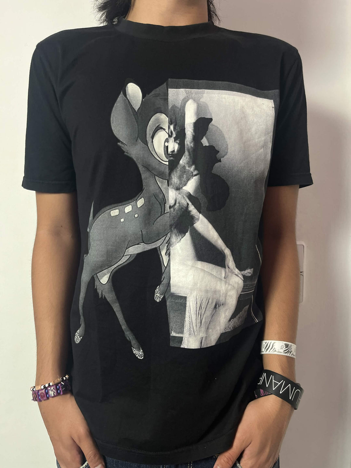 SS17 Givenchy Bambi Split Graphic Tee