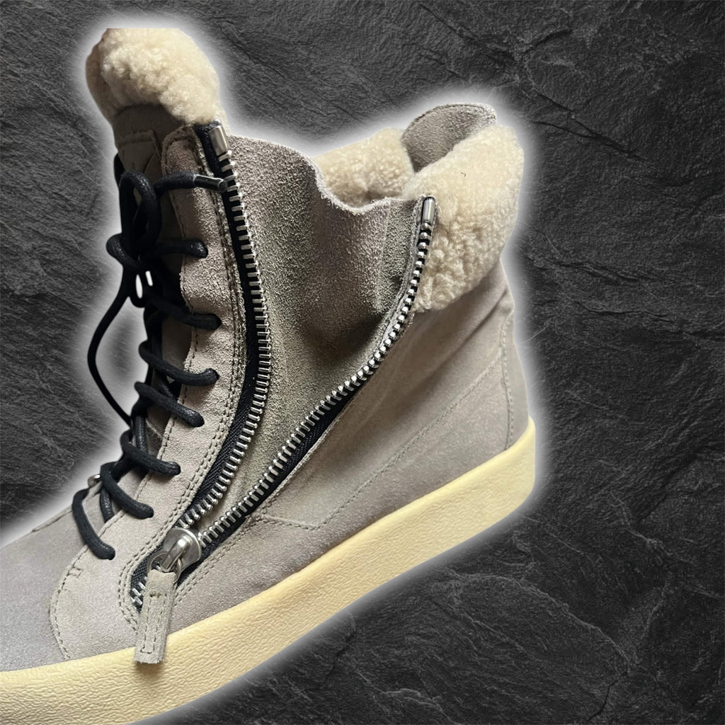 Giuseppe Zanotti Fur High Tops
