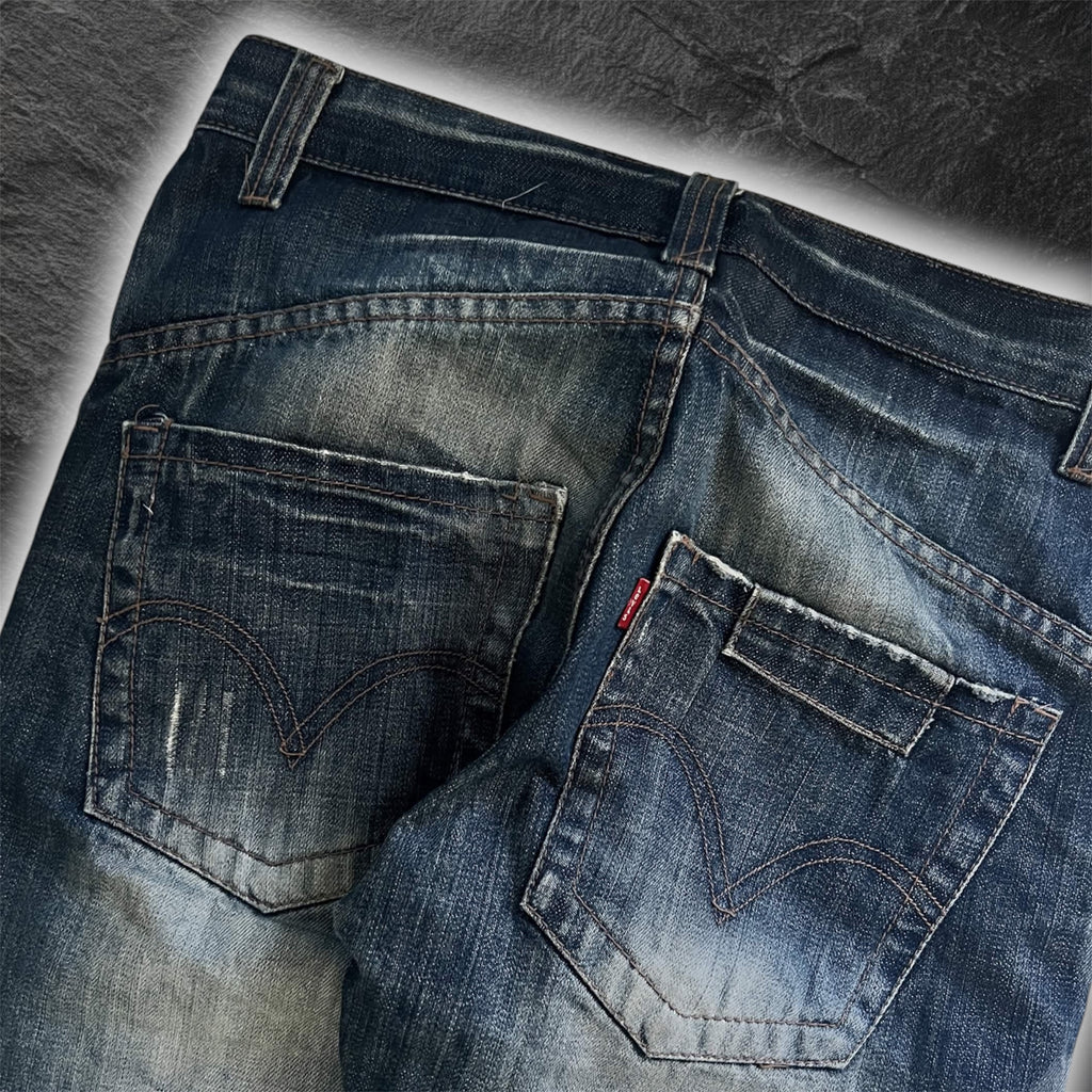 Levis japan exclusive "Whisker Cobalt" Jeans