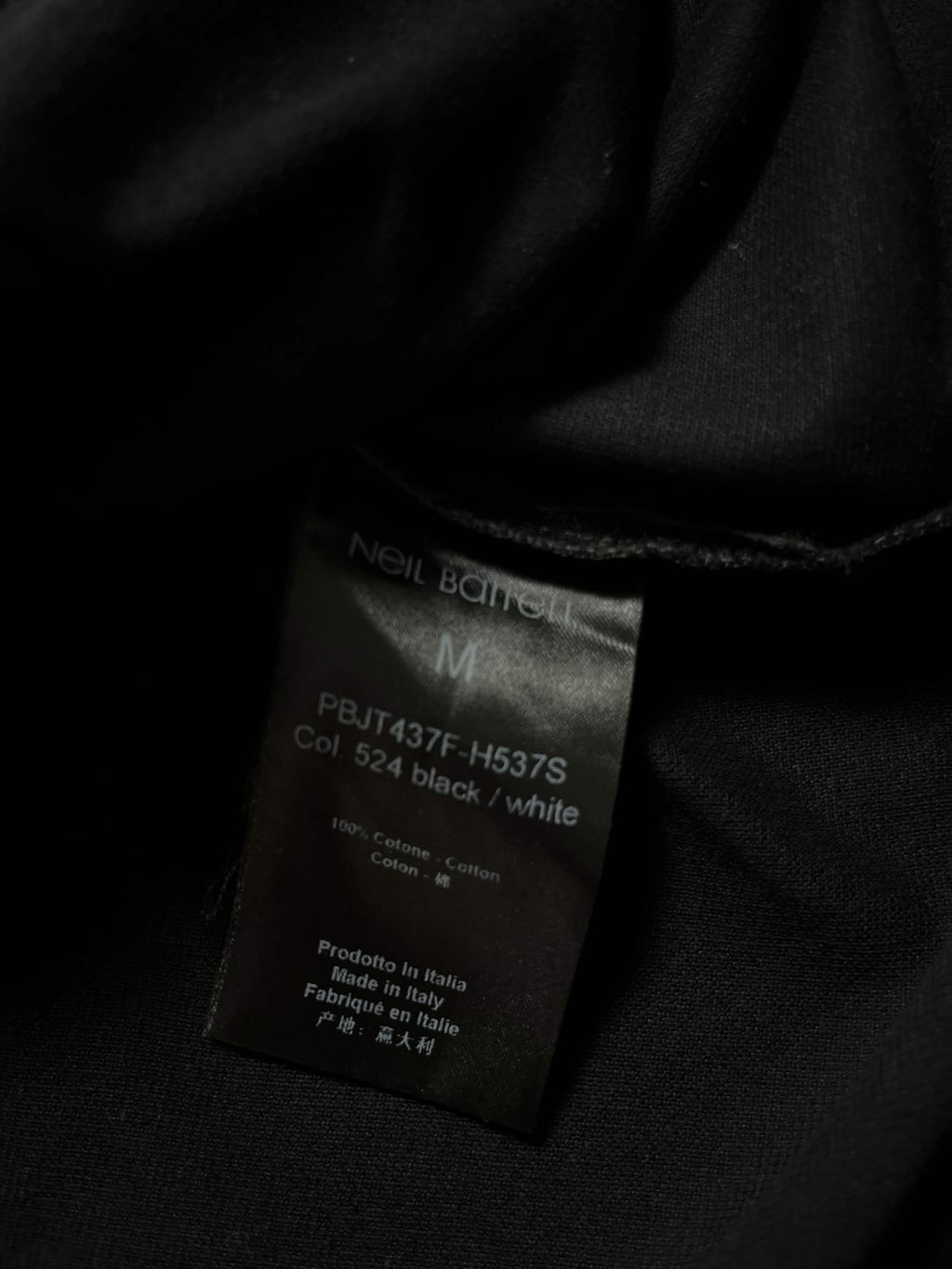 SS18 Neil Barrett Military Stars collection Polo