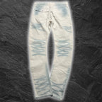Japanese Semantic Design "White Smoke" skinny whisker denim