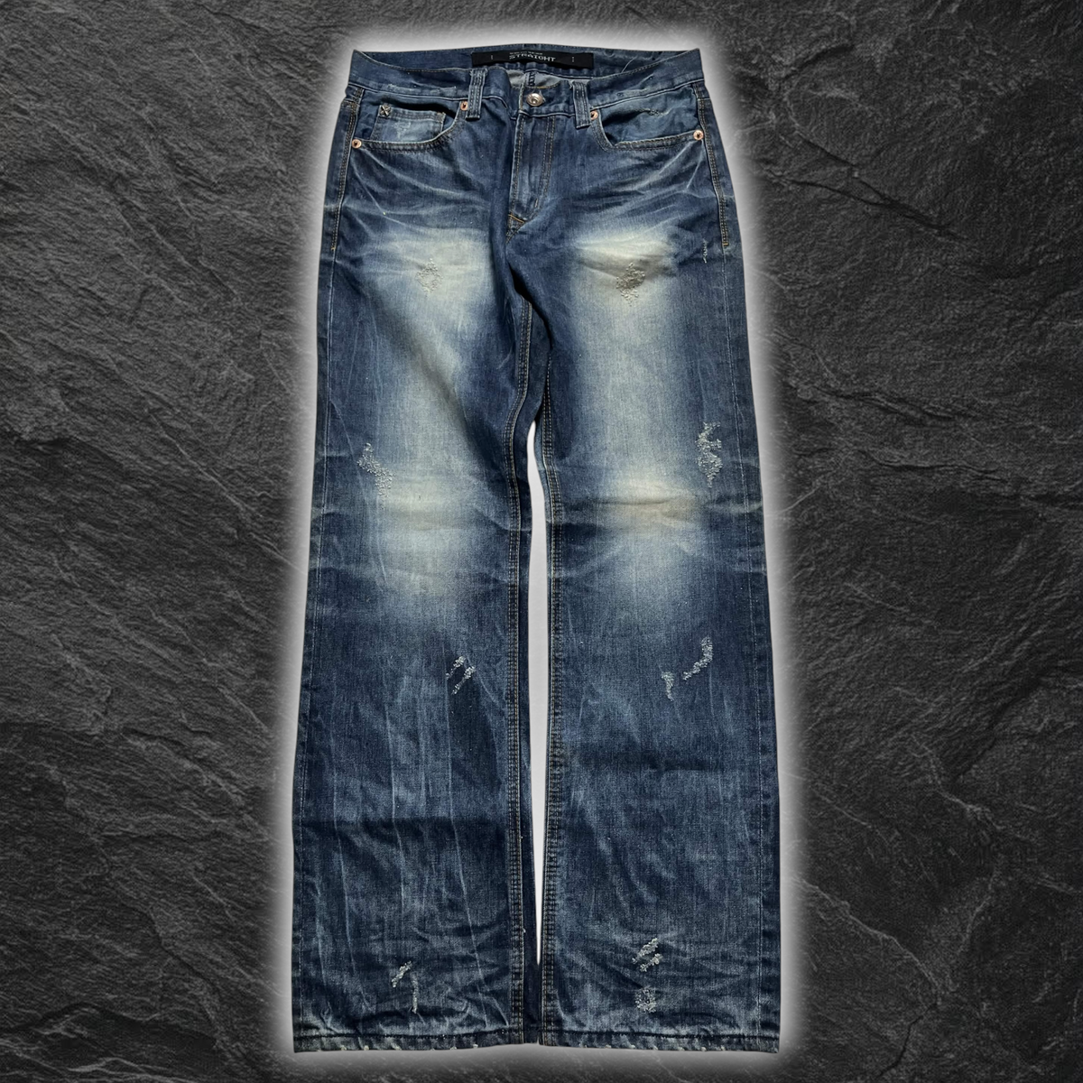 Japanese Nearby "Frost Bite" straight denim