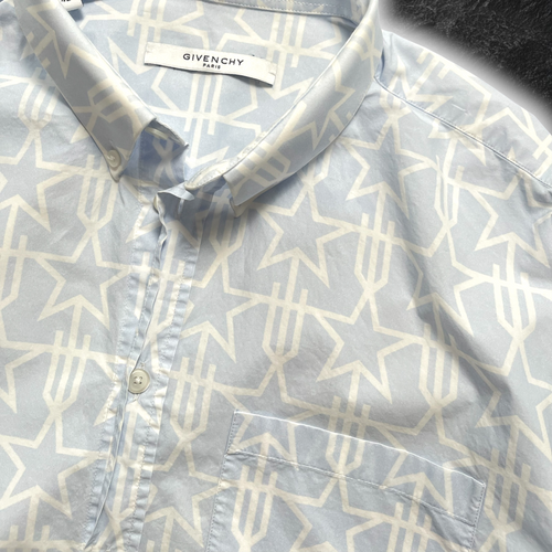 FW16 Givenchy Monogram Button-Down Shirt