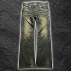 Mosquito "Rusty Blade" whisker bootcut denim