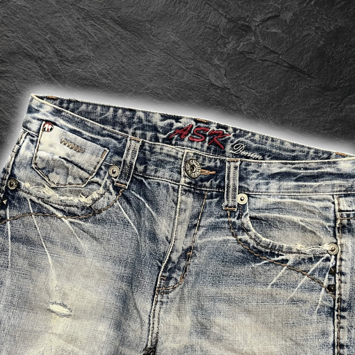 Japanese ASK "Union Jack" straight denim