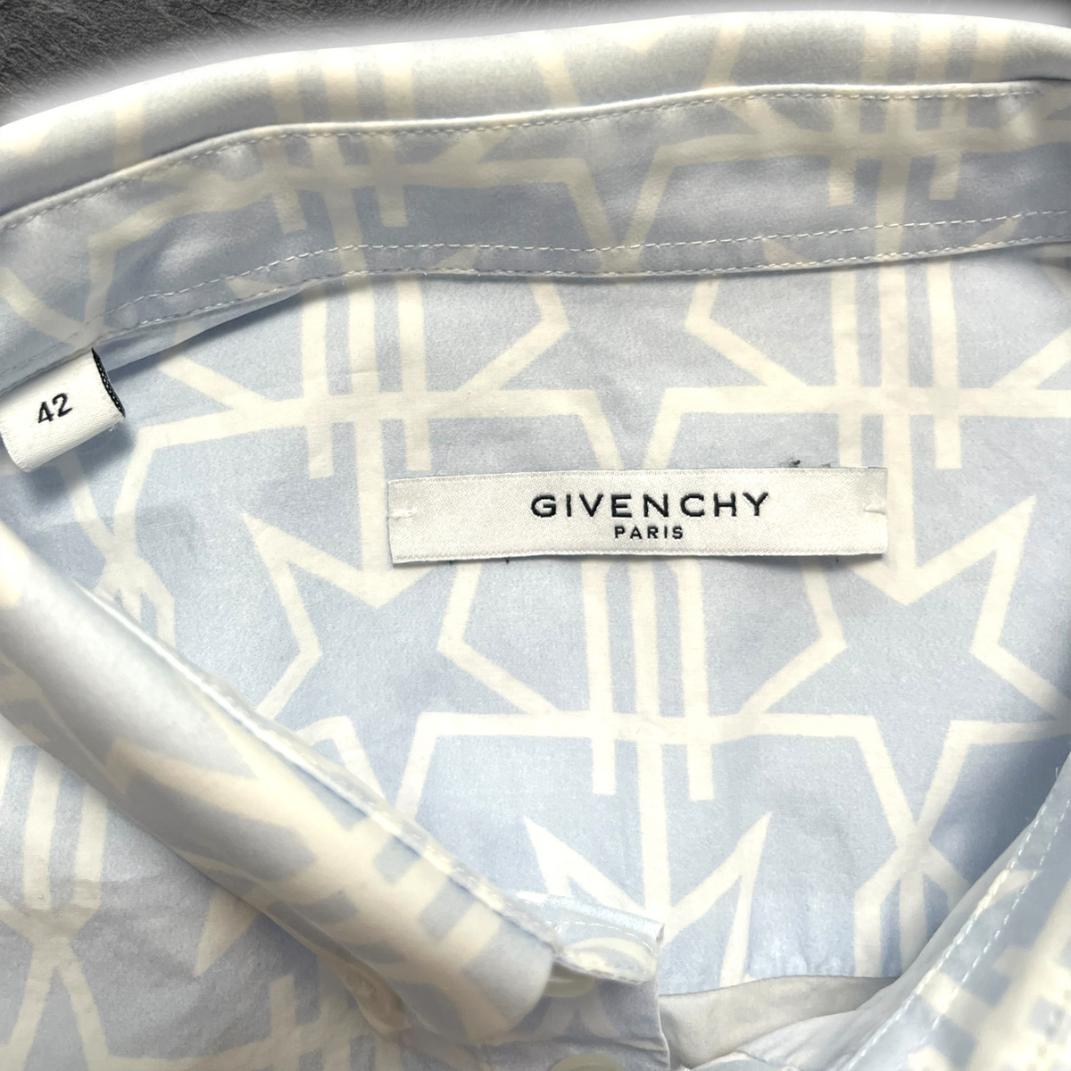 FW16 Givenchy Monogram Button-Down Shirt