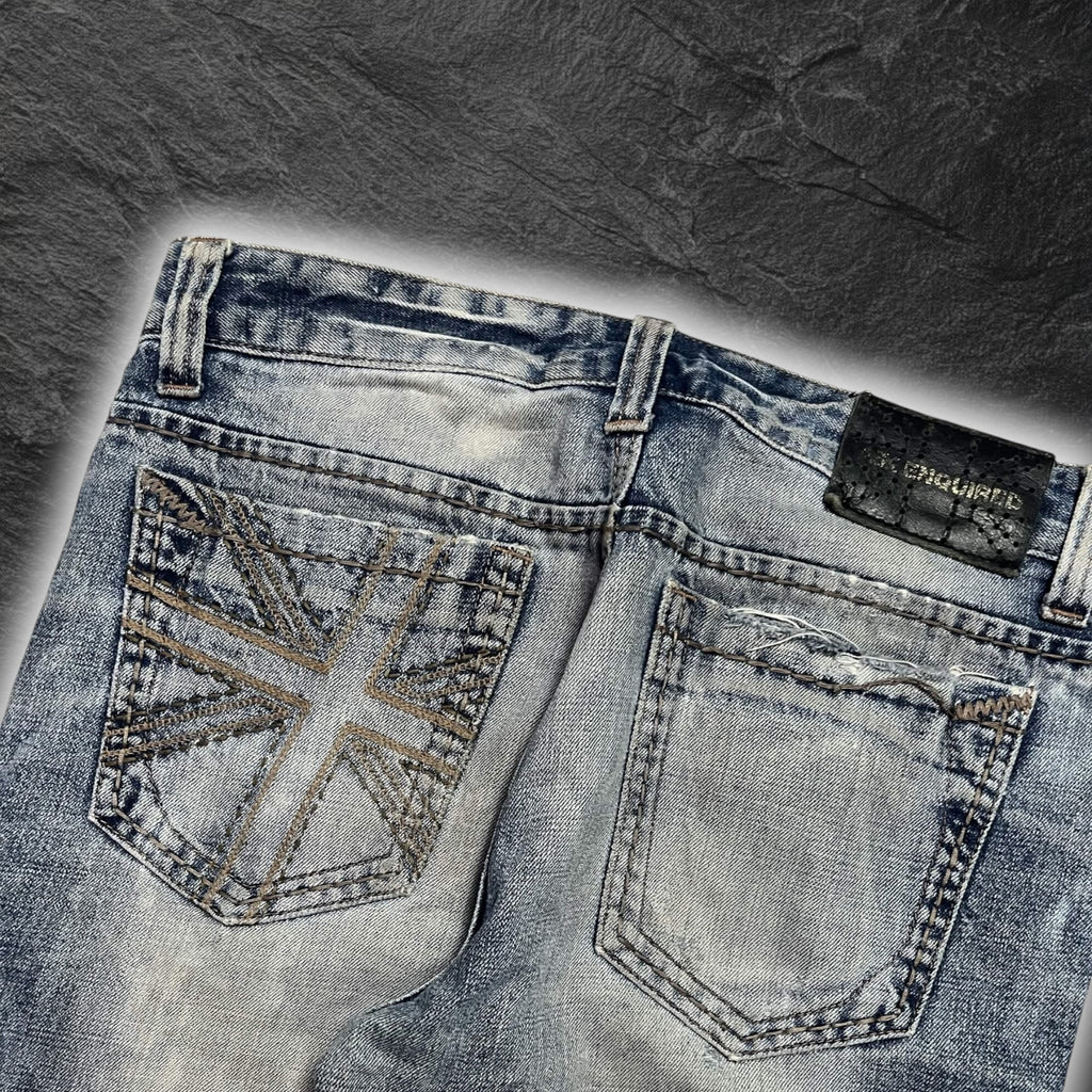 Japanese ASK "Union Jack" straight denim