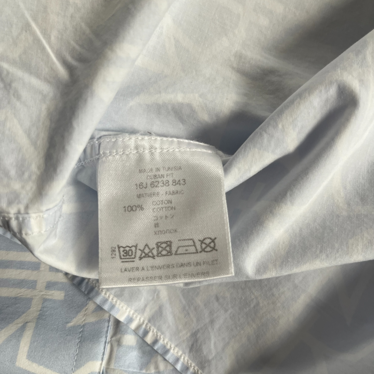 FW16 Givenchy Monogram Button-Down Shirt