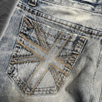Japanese ASK "Union Jack" straight denim
