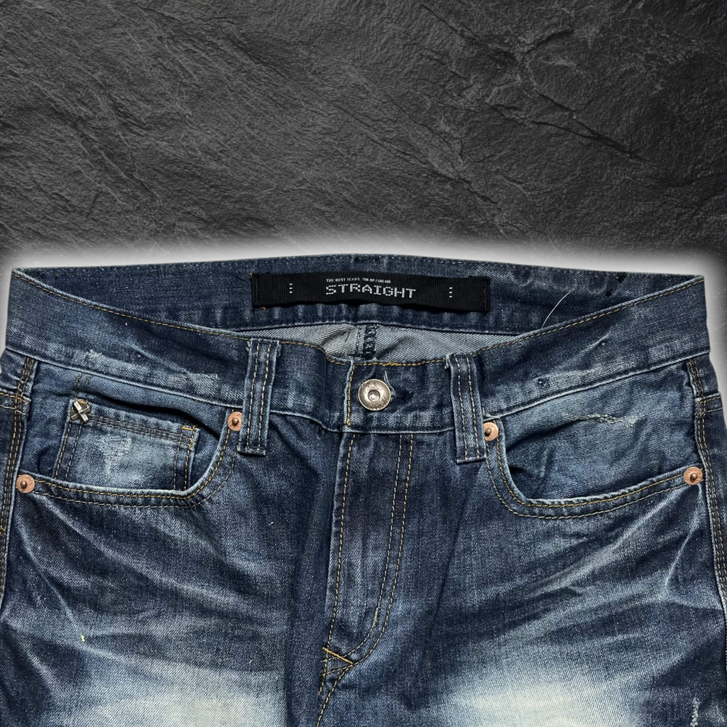 Japanese Nearby "Frost Bite" straight denim