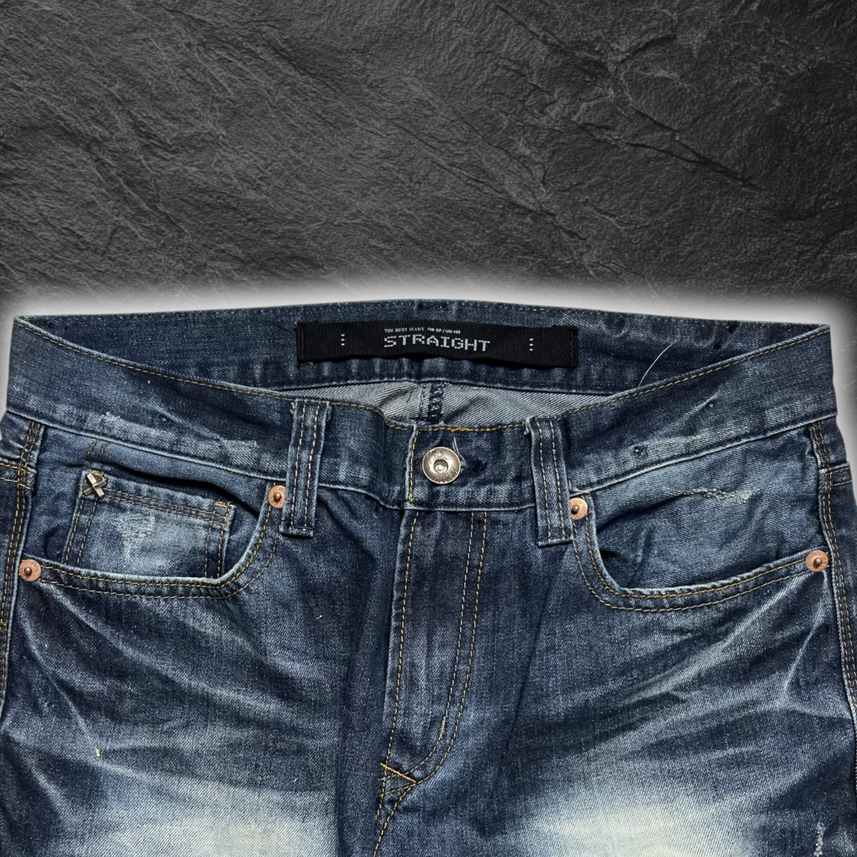 Japanese Nearby "Frost Bite" straight denim